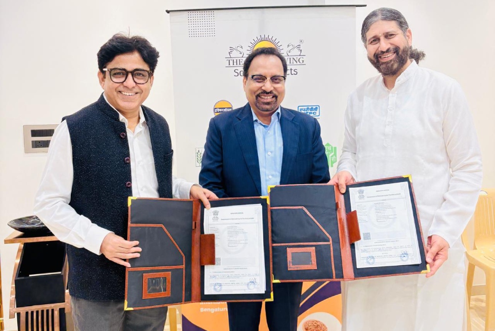 VVKI Signs ₹3.85 Crore MoU with HURL to Build India's Integrated Seed Bank at the Art of Living International Centre